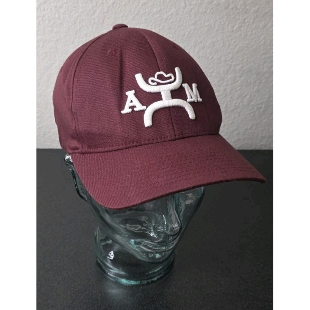 Hooey Men Texas A&M Trucker Cap Maroon S/M College Fitted Hat